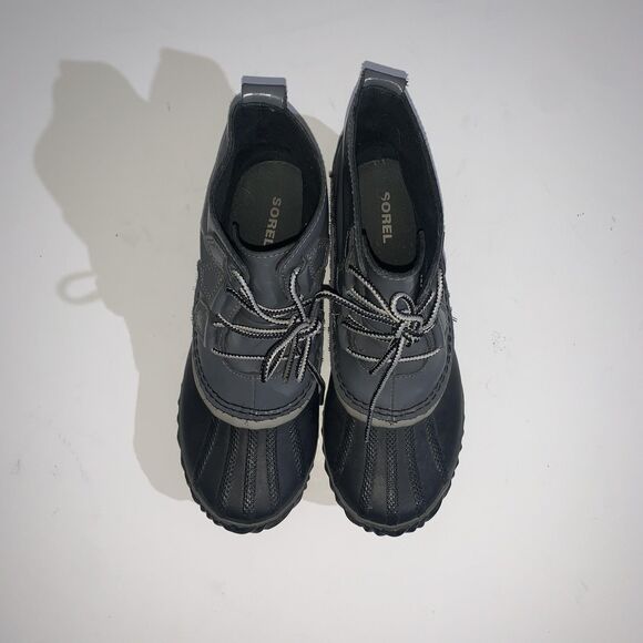 Sorel Out N About Duck Boots Womens Size 6 Gray Black Waterproof Rain Snow - Picture 5 of 9
